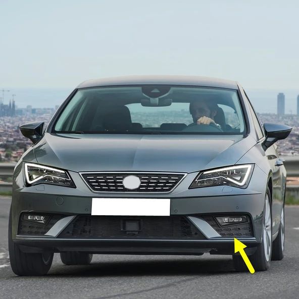 Seat Leon 3 2017-2020 Sol Sis Farı Çerçevesi Kapağı 5F0853665G