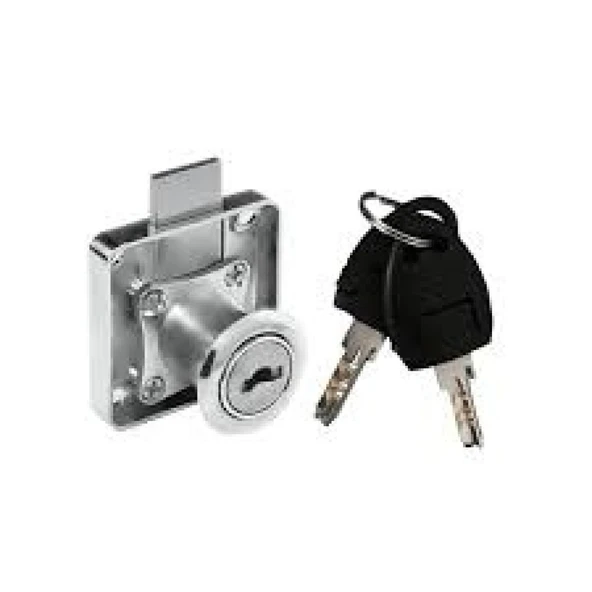 Kare Çekmece Kilidi Bilyalı Anahtarlı - Resim 2