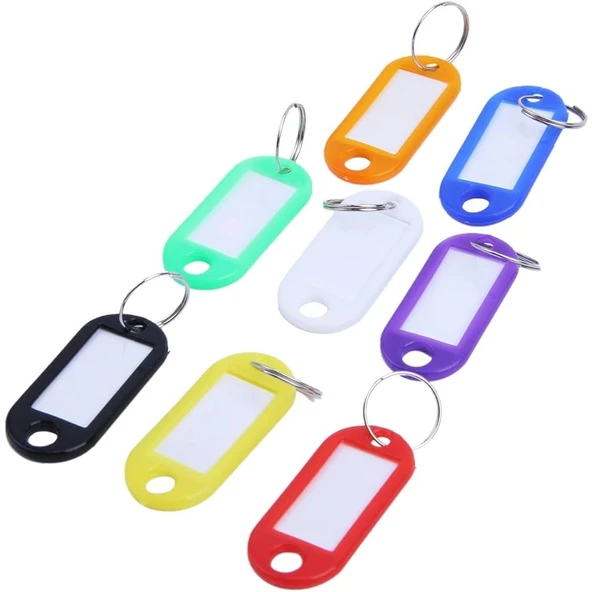 Plastik Kimlik 100 Adet Karışık Renklerde ürün görseli 1