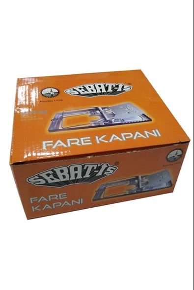 Yaylı Metal Fare Kapanı 12 Adet