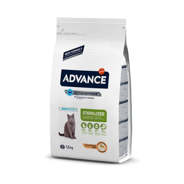 Advance Young Tavuklu Kısırlaştırılmış Yavru Kedi Maması 1,5kg