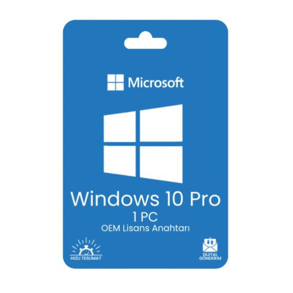 Windows 10 Pro Oem Dijital Lisans Anahtarı