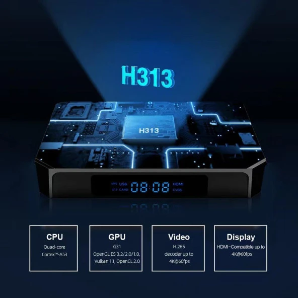 Ultra Hd Android Tv Box / 5G BOX - Android tv Stick 2024 Tv Box S - Iptv Cihaz / Iptv box/ İnat Box - 8