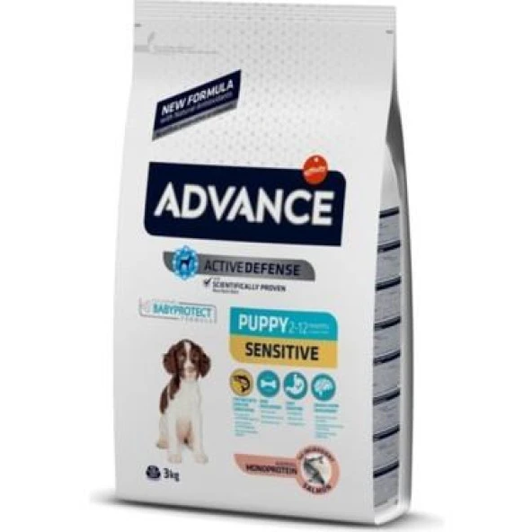 Advance Sensitive Somonlu Hassas Yavru Köpek Maması 3kg