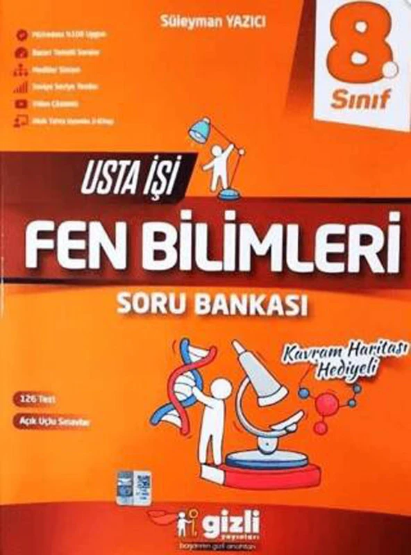 Gizli 8.Snıf Fen Bilimleri Usta İşi Soru Bankası