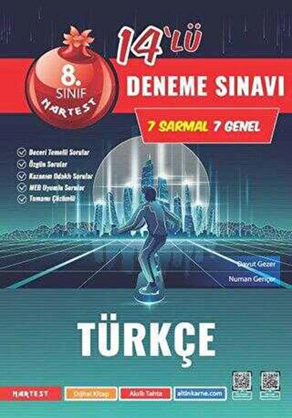 Nartest 8. Sınıf Türkçe 14 lü Deneme Sınavı