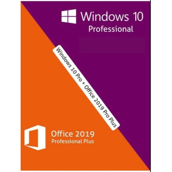 Windows 10 Pro Lisans + Office 2019 Pro Lisans