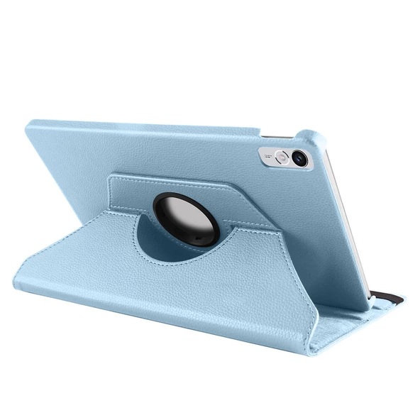 Lenovo Tab P11 2. Nesil 11.5inç TB350FU TB350XU (Pro Değildir) Kılıf 360 Dönebilen Standlı Case - 5