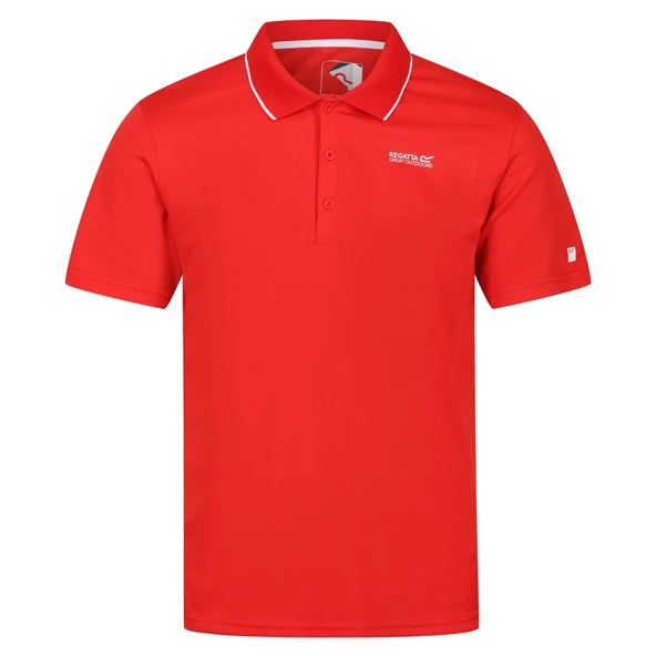 Regatta Maverik V Polo Yaka Erkek T-Shirt-KIRMIZI