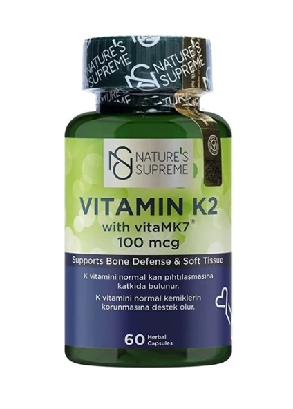 Nature's Supreme Vitamin K2 100 Mcg 60 Kapsül