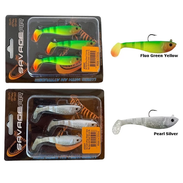 Savage Gear Soft 4Play Shad 7.2cm 8gr 3'lü Paket Silikon Suni Yem