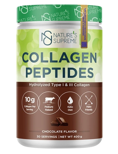Nature's Supreme Collagen Peptides Powder 400 Gr
