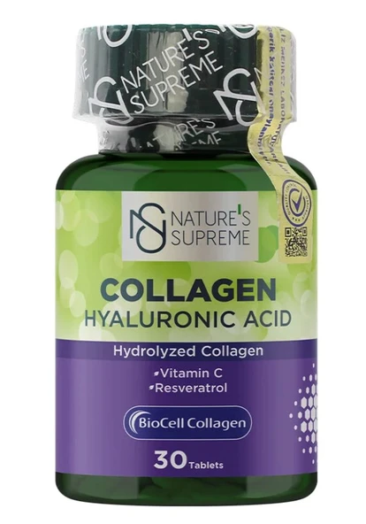 Nature's Supreme Biocell Collagen Hyaluronic Acid 30 Tablet