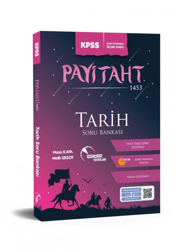 KPSS Tarih PAYİTAHT 1453 Soru Bankası Doktrin Yayınları