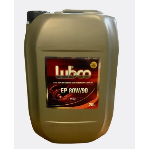 LUBCO Gear 80w-90 Mekanik Dişli Yağı 20 Litre Bidon