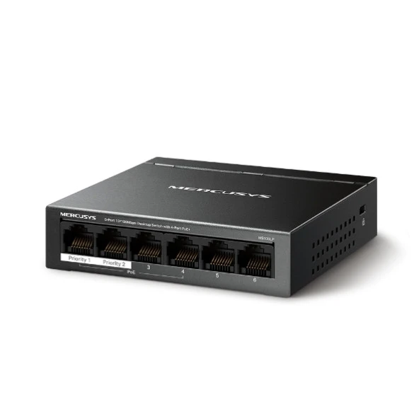 TP-LINK MERCUSYS MS106LP 4 PORT 10/100 MASAÜSTÜ SWITCH YÖNETILEMEZ - 2