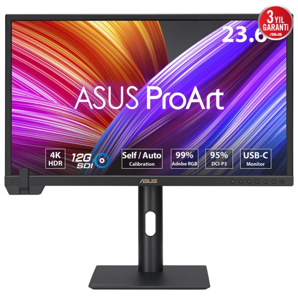 ASUS PROART PA24US   23.6 4K IPS HDR 3840x2160 5MS DP HDMI USB-C MM