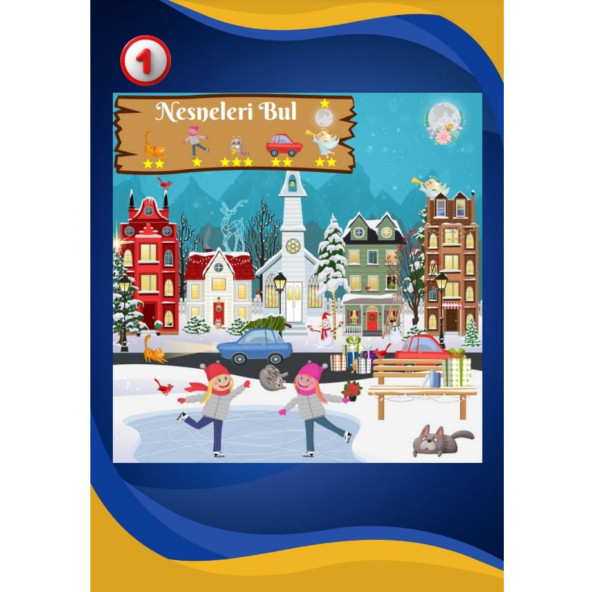 Gizli Nesneleri Bulma Posterleri (Laminasyonlu) - Resim 4