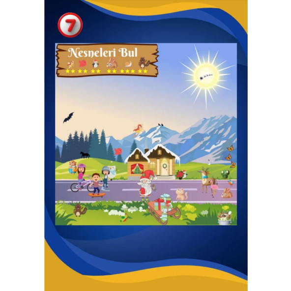 Gizli Nesneleri Bulma Posterleri (Laminasyonlu) - Resim 5