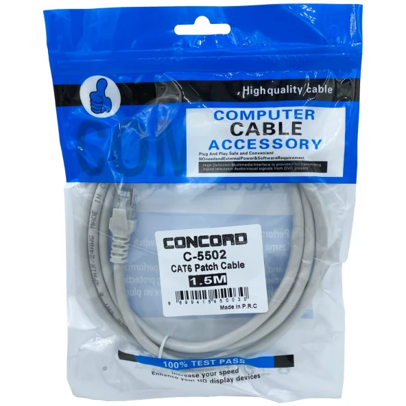 1.5 Metre CAT6 Patch Concord C-5502