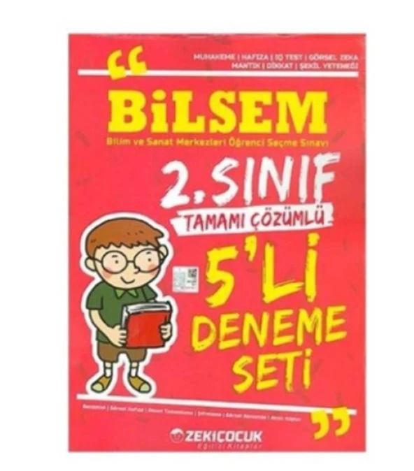 Zeki Çocuk 2.Sınıf Bilsem Deneme Seti 5Li