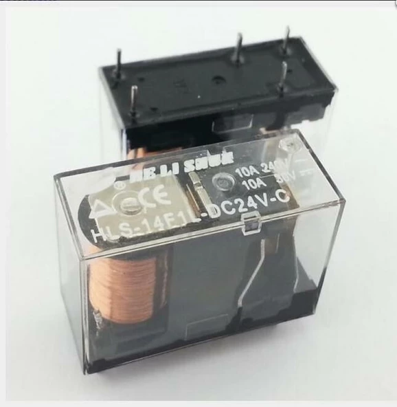 HLS14F1L24 ROLE 24 V 10 AMPER 5 AYAKLI HLS-14F1L-DC24V-C