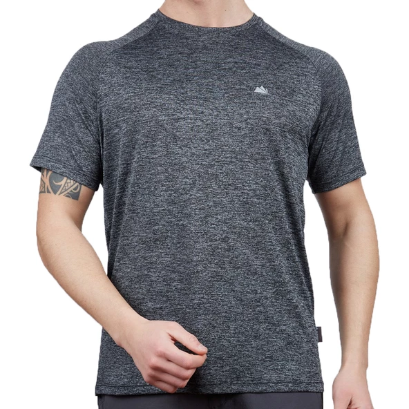 Spor Erkek Tişört - Terletmez Kumaş - Speedwick Move - Gri