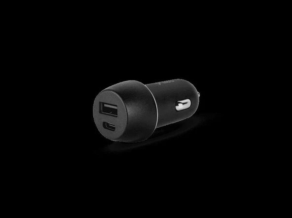 2CKS24S TTEC 2CKS24S SmartCharger Duo PD 32W Araç Hızlı Şarj Aleti USB-C+USB-A Siyah