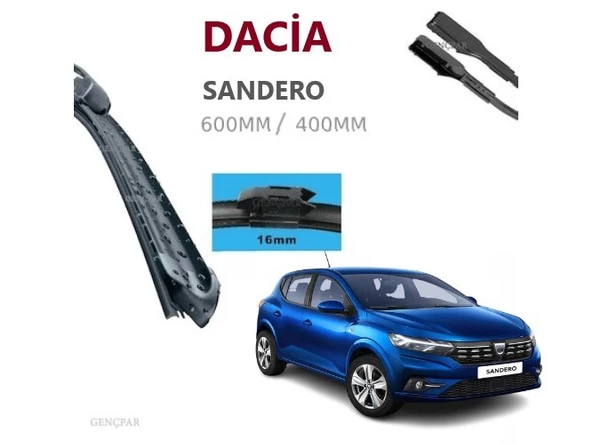 DACİA SANDERO SILECEK TAKIMI (2020 VE SONRASI)