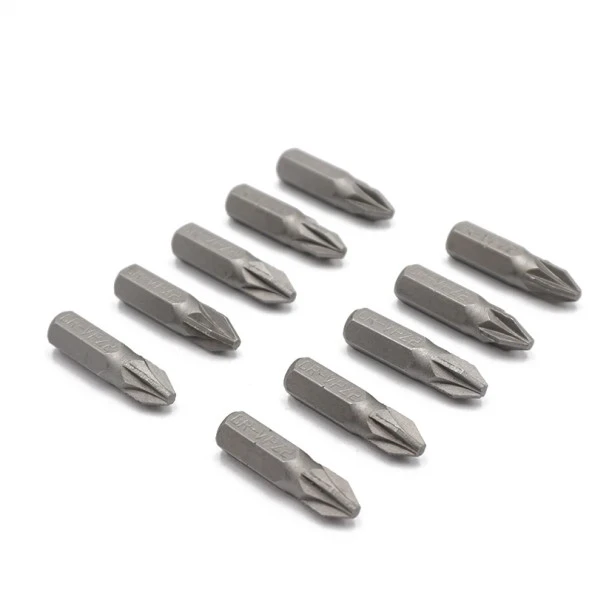 DailyTech 10 Adet 14 25mm Pozi PZ2 Tornavida Bit Seti Tamir Araçları Matkap Ucu Güç Ev El Aletleri - - 6