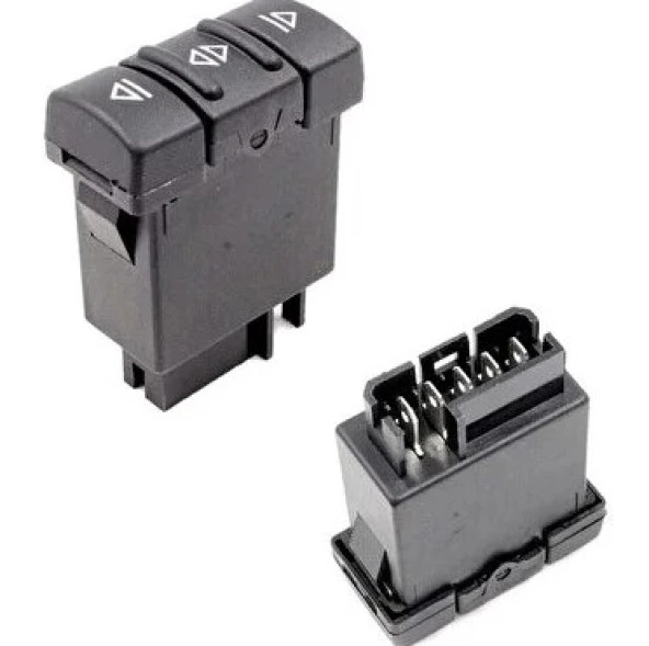 RENAULT 19 R19 SAĞ + SOL CAM DÜĞMESİ ANAHTARI TAKIMI 1988-1996 - Resim 3