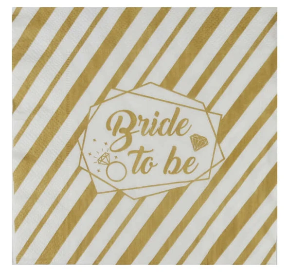 PEÇETE BRIDE TO BE 20 ADET ürün görseli