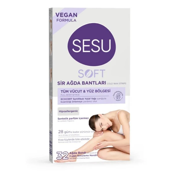 Sesu Ağda Bandı Soft 32'li