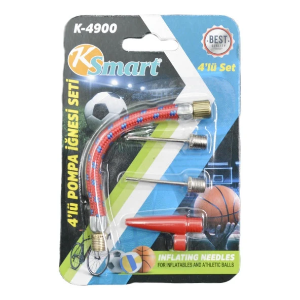 Ksmart Pompa İğnesi Seti 4 Lü K-4900