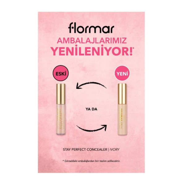 Flormar Stay Perfect Yoğun Pigmentli Kapatıcı 004 Ivory: Soğuk Alt Ton - 5