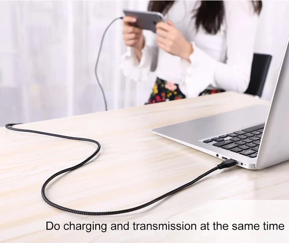 Joyroom S-T507M Type-C Şarj ve Data Kablosu 2 Metre Beyaz - Resim 4