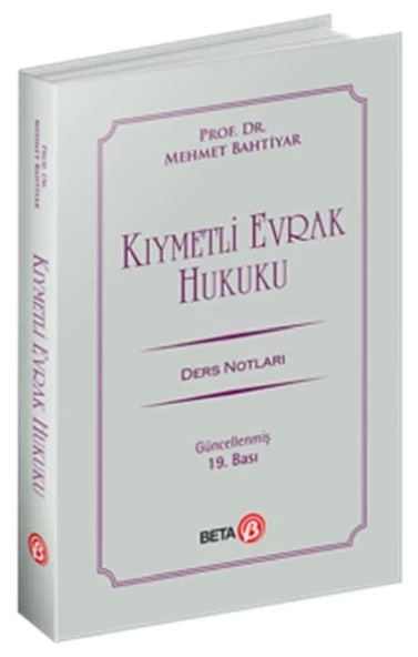 Kıymetli Evrak Hukuku Ders Notları