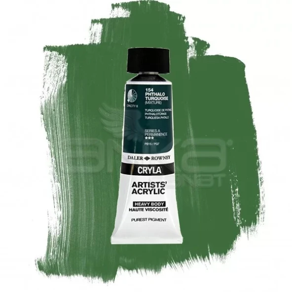 Daler Rowney Cryla Artist Akrilik Boya 75ml 154 Phthalo Turquoise Seri A