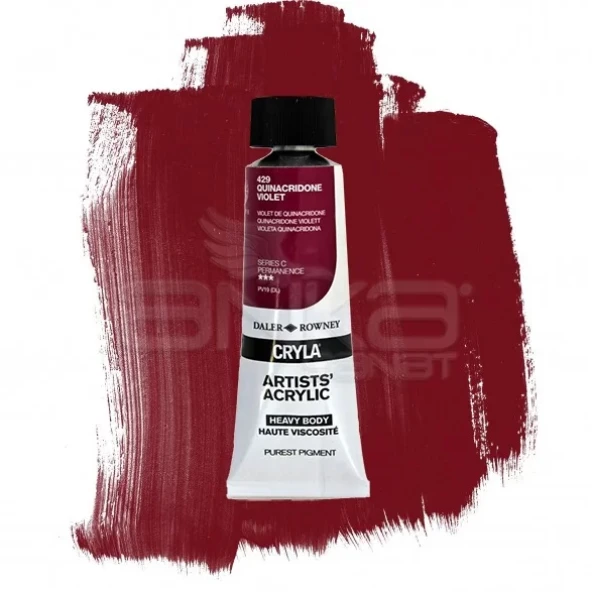 Daler Rowney Cryla Artist Akrilik Boya 75ml 429 Quinacridone Violet Seri C
