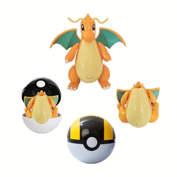 Pokemon Orijinal Lisanslı Elf Topu Dragonite - 2