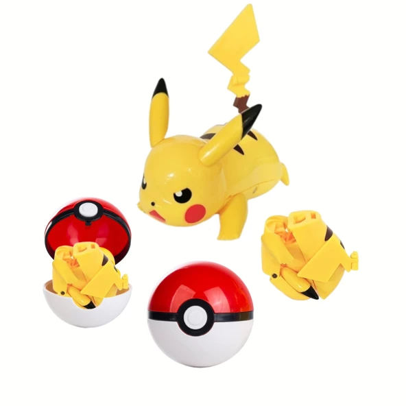 Pokemon Orijinal Lisanslı Elf Topu Pikachu Atak - 2