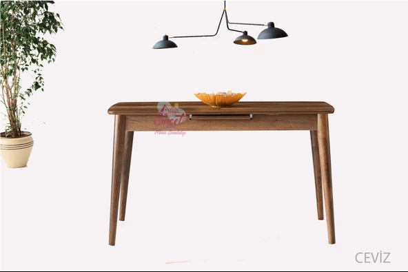 Ortadan Açılabilir Mdf Yemek Masası, Mutfak Masası ( 70x120 CM )