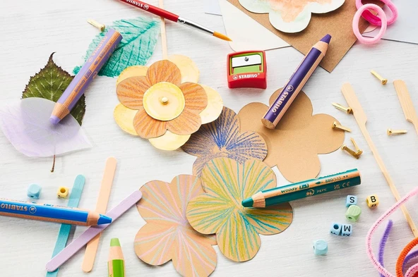 Stabilo Arty Woody 6'lı Renkli Boya Kalemi, 3'ü 1 Arada, ,6 Standart Renk - Resim 6