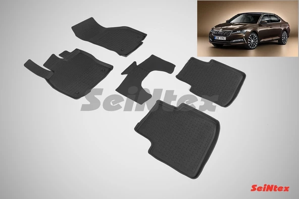 Seintex Skoda Superb 4D Havuzlu Paspas 2020-2024 Arası