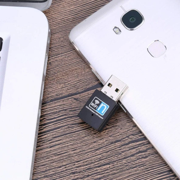 AC - Wifi 5 2.4 GHZ 300 Mbps Mini Usb Wireless Kablosuz Wifi Ap Adaptörü Dongle Wlan Alıcı - 8