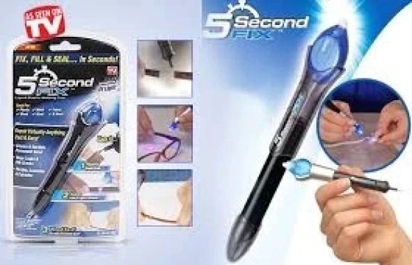 5 Second Fix 5 Saniyede Uv Cam Metal Ahşap Plastik Yapıştırıcı