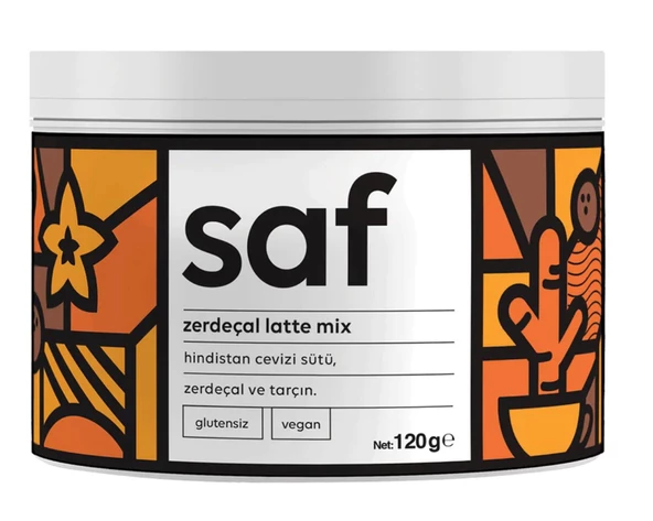 Saf Zerdeçal Latte Mix 120gr