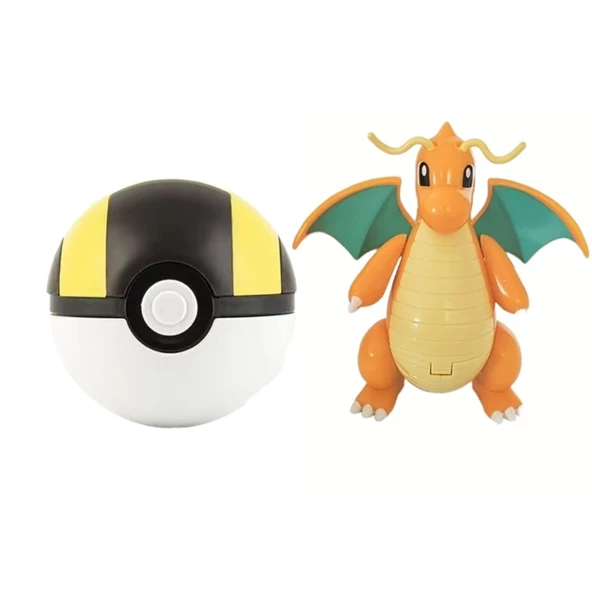 Pokemon Orijinal Lisanslı Elf Topu Dragonite - Kutusuz