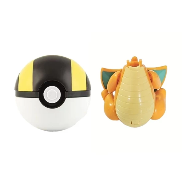 Pokemon Orijinal Lisanslı Elf Topu Dragonite - Kutusuz - 2