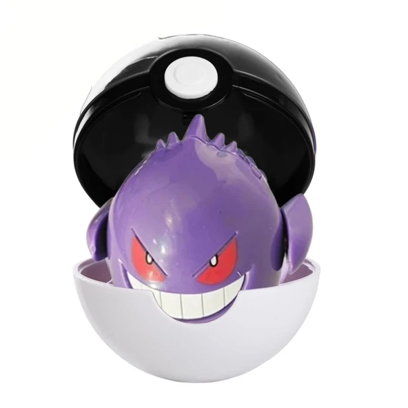 Pokemon Orijinal Lisanslı Elf Topu Gengar - Kutusuz - 3
